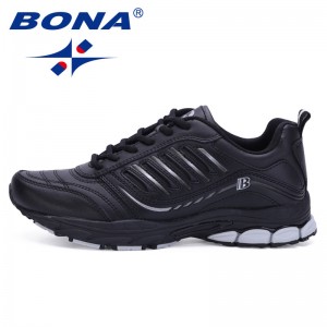 BONA China Shoes Men Running Shoes Outdoor Walking Sneakers Comfortable Athletic Shoes Men For Sport Free Shipping