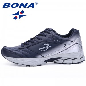BONA China Shoes Men Running Shoes Typical Sport Shoes Outdoor Walking Shoes Men Sneakers Comfortable Women Sport Running Shoes