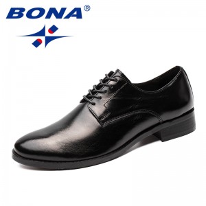 BONA New Arrival Classics Style Men Formal Shoes Microfiber Male Dress Shoes Lace Up Male Office Shoes Comfortable Free Shipping