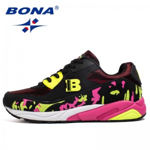 BONA New Classics Style Women Running Shoes Lace Up Sport Shoes Outdoor Activities Sneakers Comfortable Athletic Shoes For Women