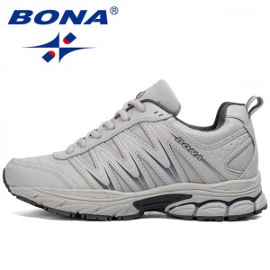 BONA China Shoes Women Running Shoes Lace Up Sport Shoes Outdoor Jogging Walking Athletic Shoes Comfortable Sneakers For Women