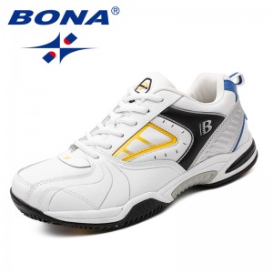 BONA New Arrival Classics Style Men Tennis Shoes Lace Up Men Athletic Shoes Outdoor Jogging Shoes Comfortable Free Shipping