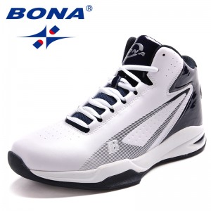 BONA New Popular Style Men Basektball Shoes Ankle Boots Men Sneakers Outdoor Jogging Shoes Male Light Soft Fast Free Shipping