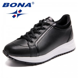 BONA New Arrival Classics Style Women Walking Shoes Lace Up Women Athletic Shoes Outdoor Jogging Sneakers Light Free Shipping