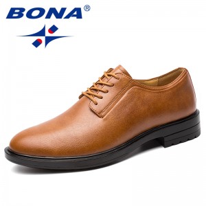 BONA New Arrival Classics Style Men Formal Shoes Microfiber Men Dress Shoes Lace Up Male Office Shoes Comfort Free Shipping