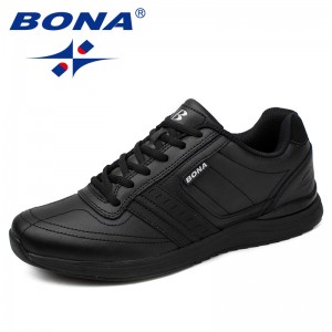 BONA  Chinese Shoes manufacture  Men Walking Shoes Lace Up Sport Shoes Outdoor Jogging Athletic Shoes Comfortable Men Sneakers Free Shipping