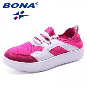 BONA New Arrival Classics Style Women Casual Shoes Lace Up Women Flats Mesh Lady Shoes Comfortable Lady Loafers Free Shipping