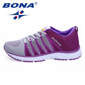 BONA Chinese Shoes Women Running Shoes Outdoor Walking Jogging Sneakers Lace Up Mesh Athletic Shoes soft Fast Free Shipping