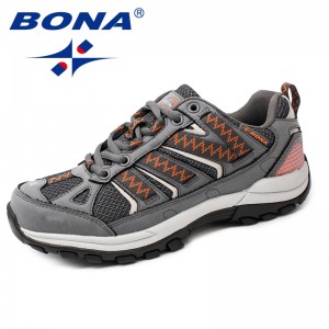BONA New Arrival Typical Style Women Hiking Shoes Lace up Women Sport Shoes Outdoor Jogging Sneakers Comfortable Free Shipping