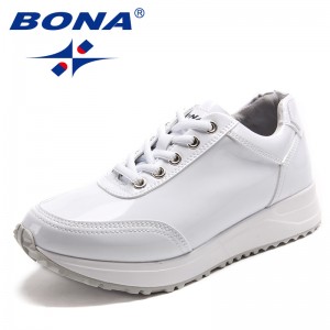 BONA New classics Style Women Running Shoes Lace Up Women Athletic Shoes Outdoor jogging Sneakers Comfortable Free Shipping