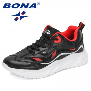 BONA 2021 New Designers Trendy Wedge Sports Shoes Women's Vulcanized Shoes Casual Platform Ladies Sneakers Comfy Shoes Female