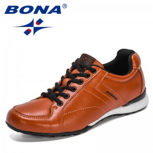 BONA 2021 New Designers Classics Korea Style Brand Shoes Men Casual Sneakers Vulcanize Comfy Shoes Mansculino Zapatillas Hombre