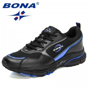 BONA 2021 New Designers Classics Casual Shoes Men Lightweight Breathable Walking Shoes Man Trainers Footwear Mansculino Zapatos