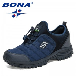 BONA 2021 New Designers Hiking Shoes Wear-resistant Outdoor Hunting Shoes Men Sport Trekking Walking Footwear Mansculino Comfort