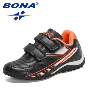 BONA 2021 New Designers Trendy Sneakers Sport Shoes Child Rubber Leisure Trainer Children Casual Shoes Walking Footwear Boy Girl