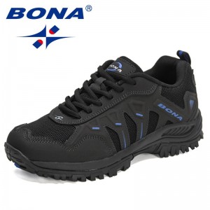 BONA 2021 New Designers Classic Sneakers Men Action Leather Running Shoes Man Sport Shoes Jogging Walking Footwear Mansculino