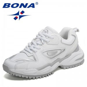BONA 2022 New Designers Running Shoes For Men Chaussures Hommes Outdoor Sneakers Man Walking Jogging Footwear Zapatos Hombre