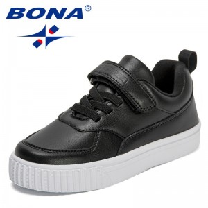 BONA 2022 New Designers Popular Sneakers Four Seasons Casual Outdoor Running Shoes Children Lightweight Comfortable Footwear