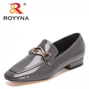 ROYYNA 2022 New Designers Classics Med Heels Shoes Women Large Size Pumps Brand Top Luxury Fashion Party Shoes Ladies Dress Shoe
