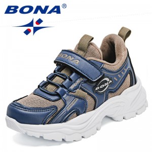 BONA 2022 New Designers Fashion Athletic Shoes Children Casual Sneakers Sport Shoes Child Trendy Leisure Trainers Casual Shoes