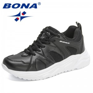 BONA 2022 New Designers Luxury Platform Sneakers Women Air Mesh Casual Shoes Ladies Chunky Vulcanized Walking Footwear Feminimo