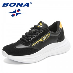 BONA 2022 New Designers Classics Casual Shoes Men Promotion Tide Brand Father Korean Version Thick Soles Trendy Sneakers Man