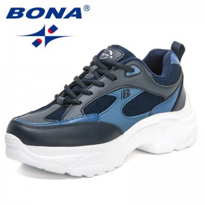 BONA 2022 New Designers Top Quality Women Sneakers Platform Breathable Comfortable Ladies Casual Shoes Chunky Leisure Footwear