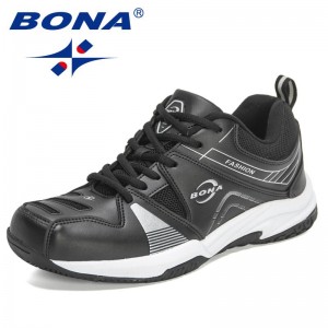BONA 2022 New Designers Top Quality Sneakers Sport Shoes Men Luxury Brand Tennis Shoes Man Trainer Walking Footwear Mansculino