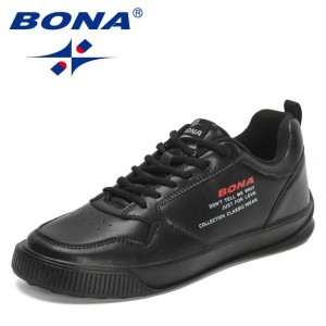 BONA 2022 New Designers Classics Casual Shoes Men Lightweight Comfortable Breathable Walking Sneakers Man Vulcanized Footweard