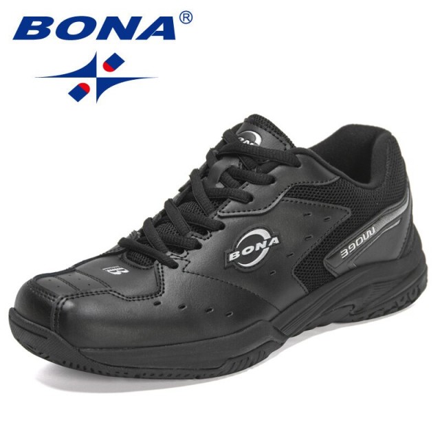 BONA 2021 New Designers Classic Sneakers Men Action Leather Running Shoes Man Sport Shoes Jogging Walking Footwear Mansculino