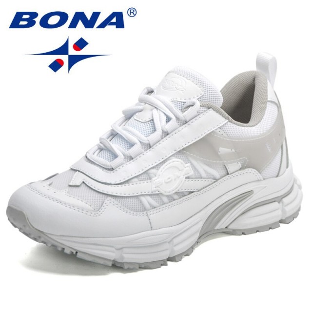 BONA 2022 New Designers Fashion Students Board Shoes Men Sports Shoes Leisure Breathable Running Shoes Man Jogging Footwear Soft