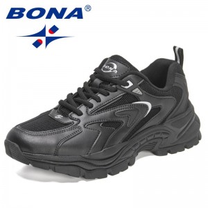 BONABONA 2022 New Designers Classics Sneakers Casual Shoes Men Breathable Mesh Running Shoe Man Fashion Comfortable Walking Footwear
