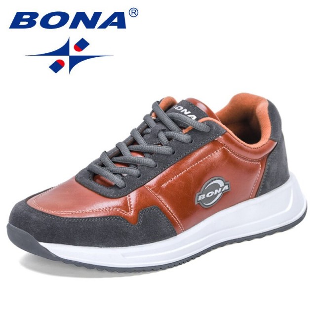 BONA 2022 New Designers Casual Sneakers Fashion Leisure Shoes Men Outdoor Comfortable Walking Footwear Man Zapatillas Hombre