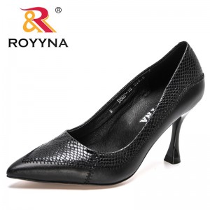 ROYYNA 2022 New Designers Classics Stiletto Heels Pumps Women Pointed Toe High Quality Office Dress Shoes Ladies Wedding Shoes