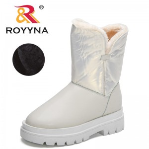 ROYYNA 2023 New Designers Classic Plush Snow Boots Women Ankle Boots Winter High Top Platform Footwear Ladies Warm Shoe Feminimo