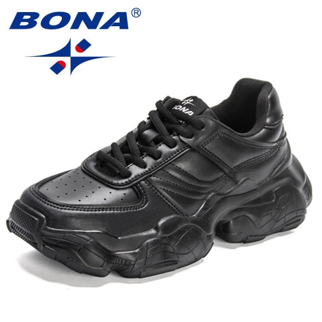 BONA 2023 New Designers Popular Casual Shoes Women Fashion Breathable Walking Flat Shoes Ladies Light Leisure Sneakers Feminino