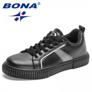 BONA 2023 New Designers Casual Sneakers Men Vulcanized Autumn Shoes Fashion Walking Shoes Man Leisure Footwear Comfy Mansculino
