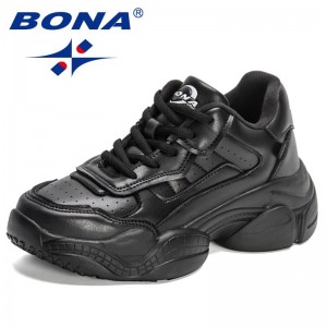 BONA 2023 New Designers Classcis Sneakers Women Platform Casual Breathable Vulcanized Shoes Ladies Fashion Footwear Zapatillas