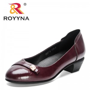 OYYNA 2023 New Designers Fashion Retro Genuine Leather Shoes Women Comfortable All-match Round Toe Dress Shoe Ladies Lightweigt