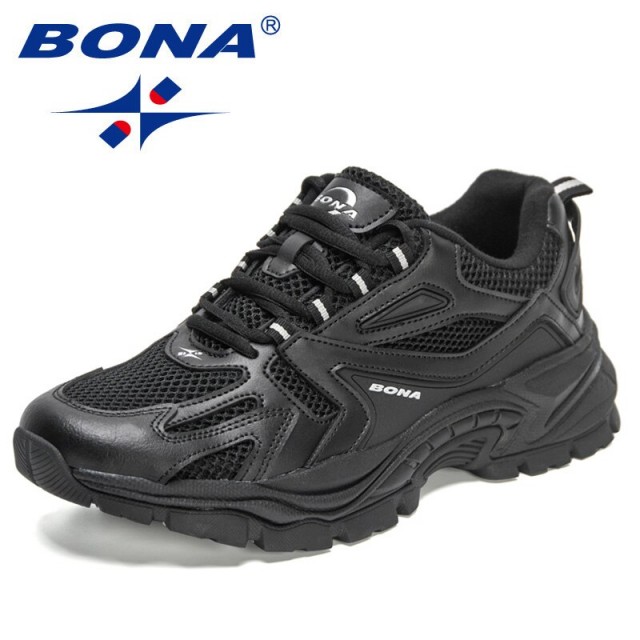 BONA 2023 New Designers Sneakers Breathable Mesh Fashions Running Sports Shoes for Men Walking Jogging Shoes Man Athletic Shoes