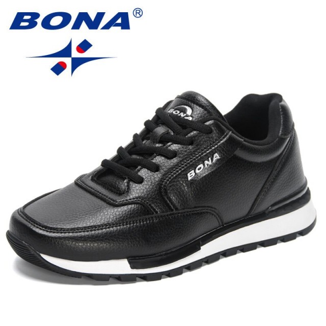BONA 2023 New Designers Luxury Brand Shoes Men Non-Slip Sneakers Breathable Walking Footwear Man Casual Leisure Shoes Mansculino