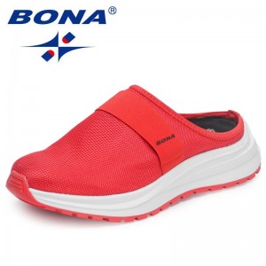 BONA 2023 New Designers Fashion Trend Mesh Breathable Durable Flat Bottom Casual comfort Shoe