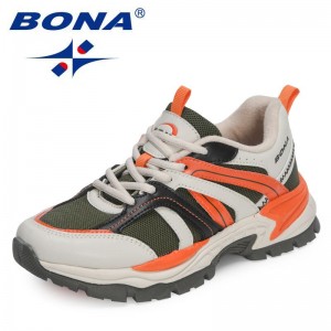 BONA 2023 New Designers Running Shoes for Men Breathable Footwear Man Fashion Outdoor Jogging Light Sneakers Casua Walking Shoe