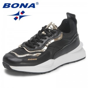 BONA New 2023 Sneakers Men's Breathable, Classic Casual Leisure Shoes, Non-slip Walking Shoes