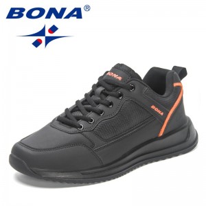 BONA 2023 New Shoes Men Outdoor Walking Shoes Man Casual Lightweight Sneakers Leisure Footwear soft and comfortable Casual Sho