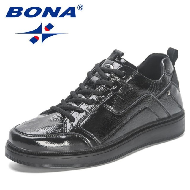 BONA 2023 New Shoes Dedicated for driving Man Casual Lightweight Sneakers Leisure Footwear Men Outdoor Walking Shoes