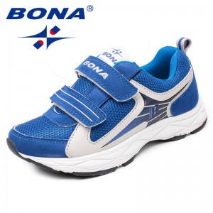 BONA New Popular Style Children Casual Shoes Hook & Loop Girls Shoes Mesh Boys Loafers Outdoor Fashion Sneakers Free Shipping