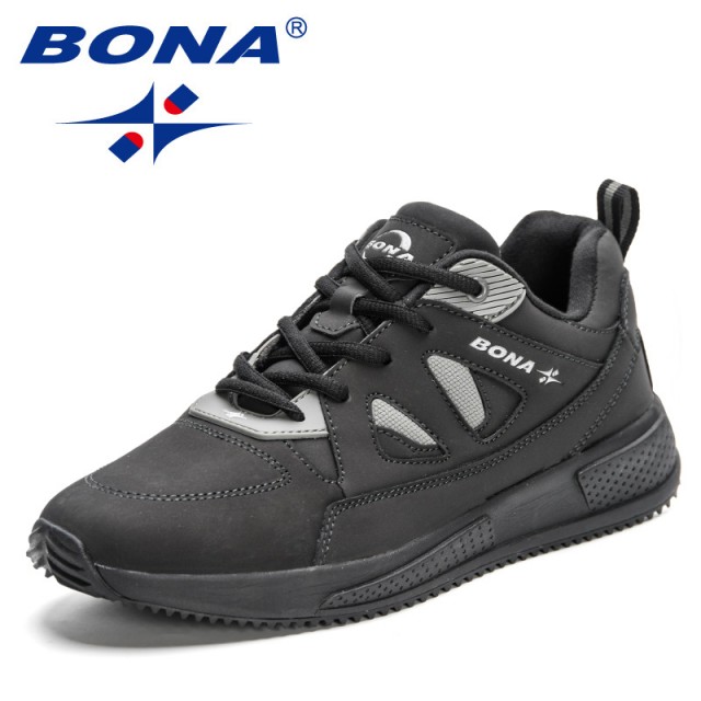 BONA New Arrival Classics Style Men Lace Up Sport Shoes Male Running Shoesr Men Outdoor Jogging Walking Athletic Shoes