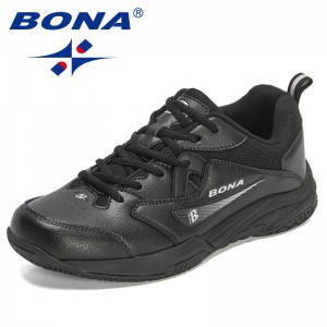 BONA 2022 New Designers Classics Breathable Running Walking Sneaker Men Tennis Shoes Non-Slip Walking Jogging Shoes Mansculino
