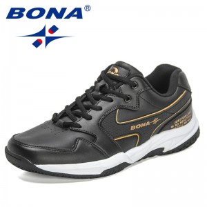 BONA 2022 New Designers Classics Tennis Shoes Men Athletic Breathable Footwear Man Zapatillas Walking Jogging Shoes Mansculino